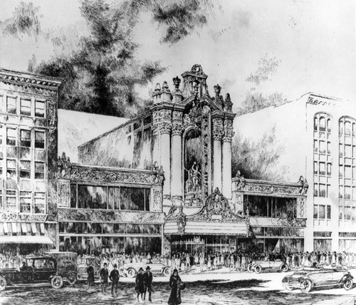 Drawing, Los Angeles Theatre