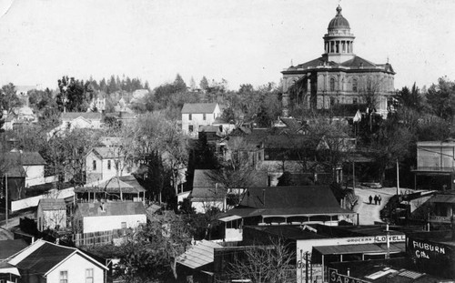 Auburn courthouse and town