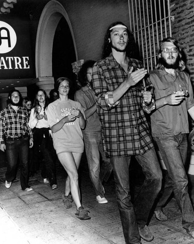 Anti-war candle march