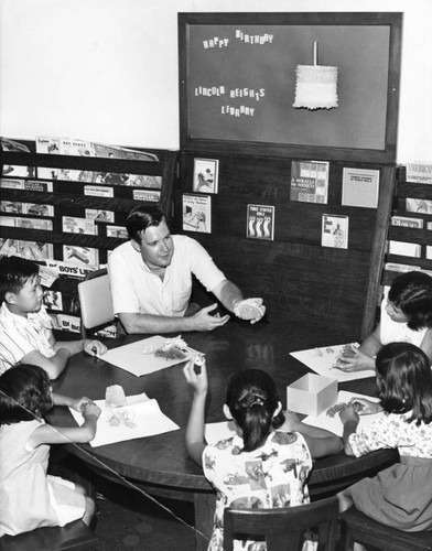 Hobby craft group, Lincoln Heights Branch Library