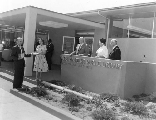 Opening day, Pacoima Branch Library — Calisphere
