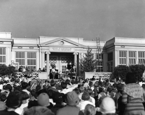 Christmas program at Longfellow School