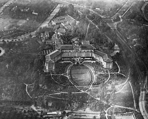 Huntington Hotel, aerial