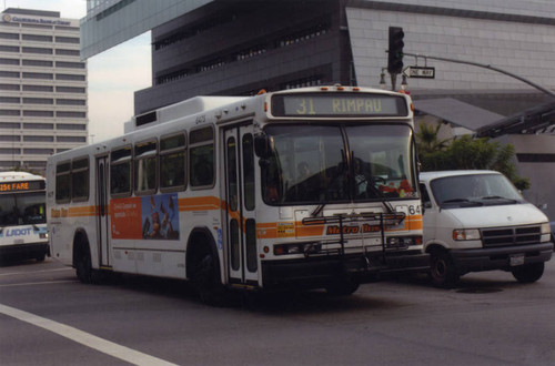 MTA buses in Downtown L.A