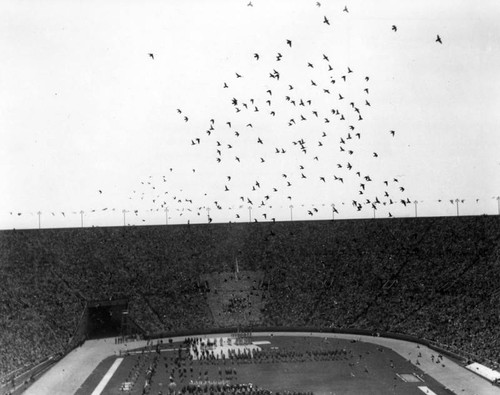 Opening ceremonies, 1932 Olympic Games