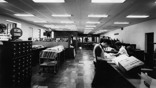 Audio-Visual Department, Los Angeles Public Library