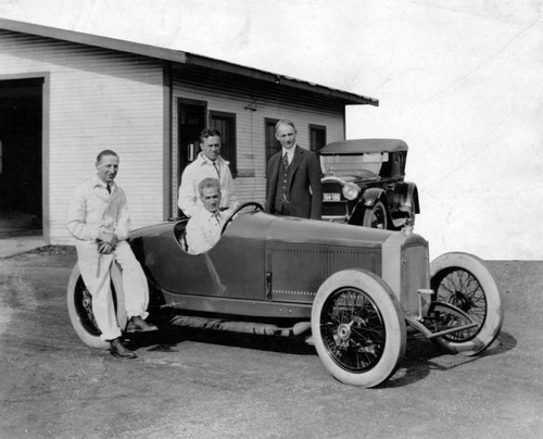 Ralph De Palma in a J. Packard special