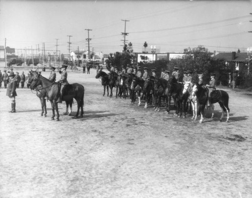 Calvary exercises at Urban Military Academy