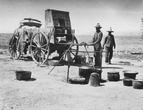 Chuck wagon on the ranch