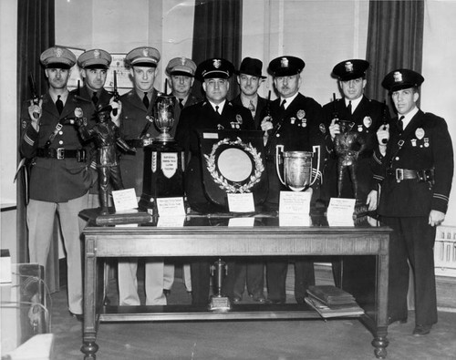 Los Angeles police department pistol team