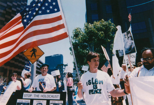 Bosnian War protest