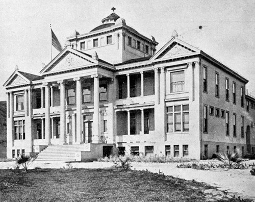 Early building at Occidental College