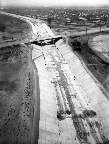 Lower Azusa Rd. and Rio Hondo, El Monte, looking south