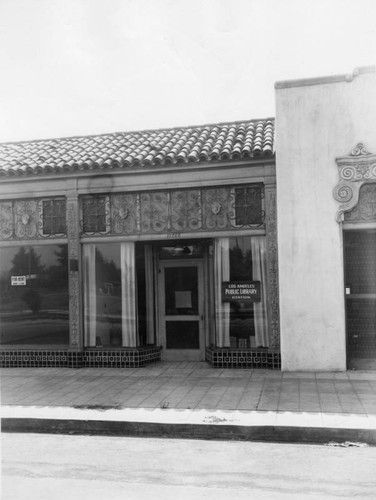 Storefront, Brentwood Station Branch