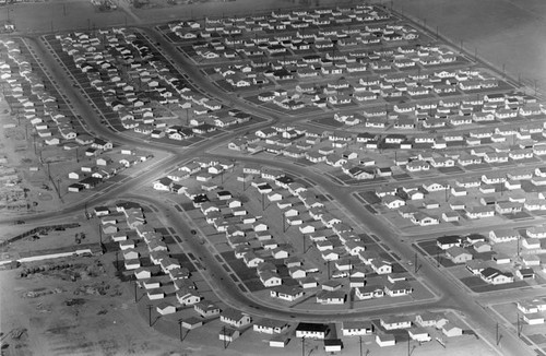 Housing tract aerial