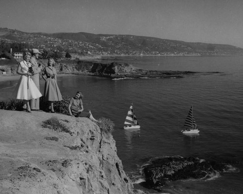 On the cliffs at Laguna Beach