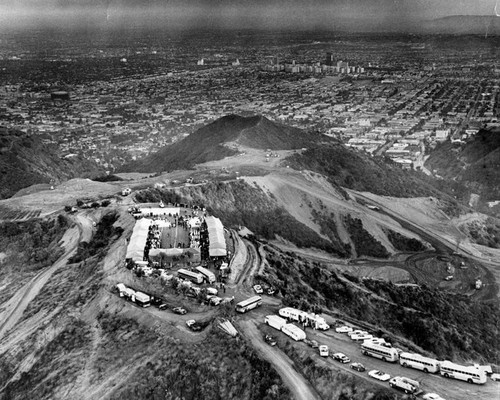 Mount Olympus aerial view