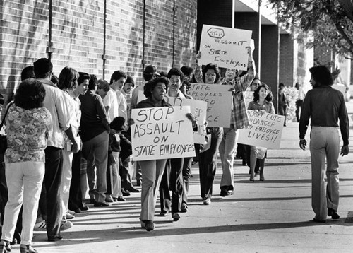 Employment Development Department protest