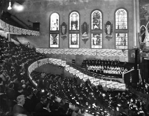 Church service at Angelus Temple, view 5