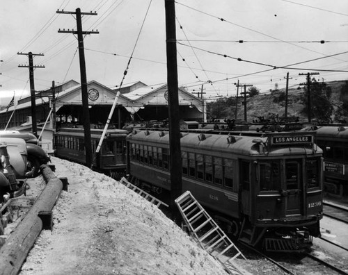 The last P.E. trains in operation before the strike