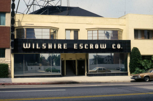 Escrow offices, Wilshire Boulevard