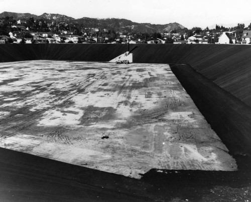 Rowena Reservoir construction