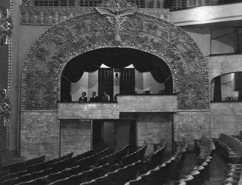 Boxes in the Philharmonic Auditorium