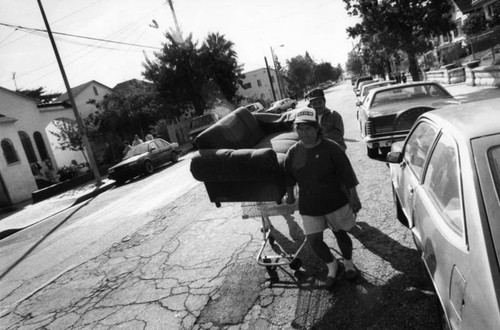 Shopping cart transportation, Boyle Heights