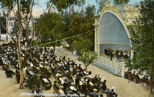 Band shell at Westlake Park