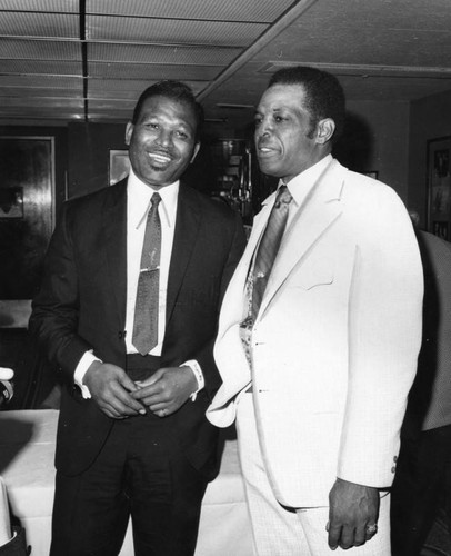 Sugar Ray Robinson and Willie