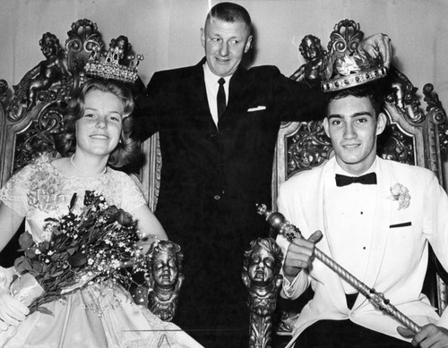 Senior prom queen dons tiara