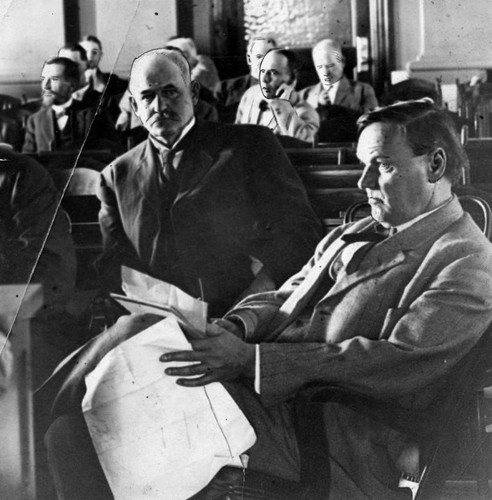 Clarence Darrow in court