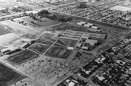 Compton Junior College campus, aerial view