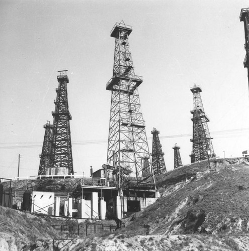 Oil derricks of Los Angeles, view 3