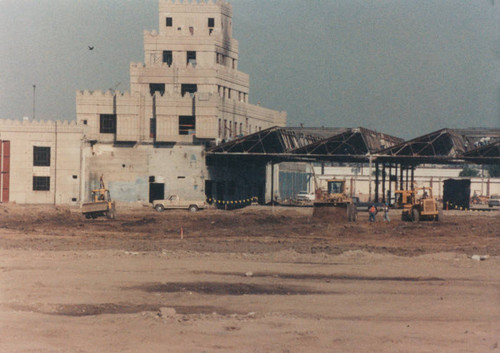 Construction at future site of the Citadel Outlets