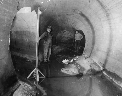 Storm drain air raid shelter