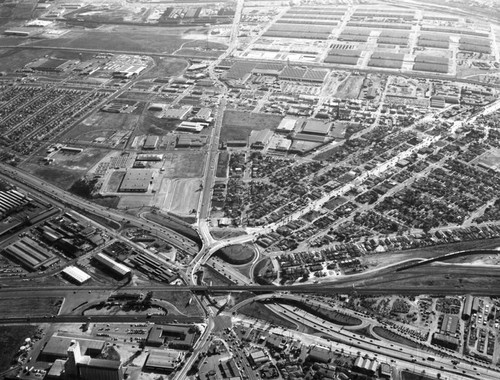 Atlantic Boulevard, Eastern Avenue, Telegraph Road, Central Manufacturing District, looking south