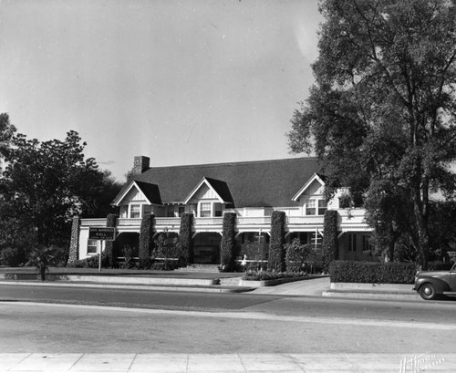 Front view of school