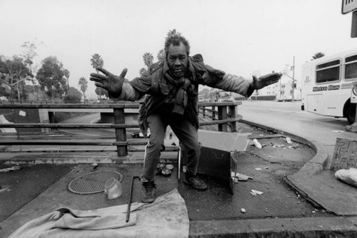 Street people, Los Angeles Street