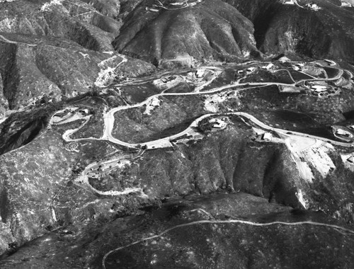 Malibu fire remnant, looking north