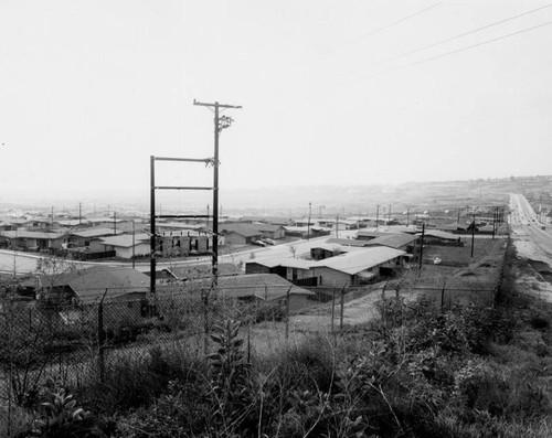 Navy housing at San Pedro