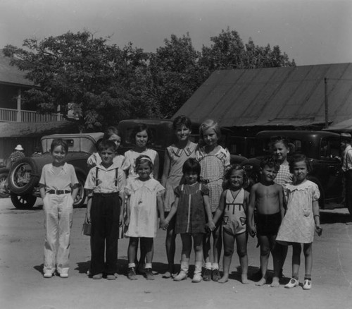 Children on an outing