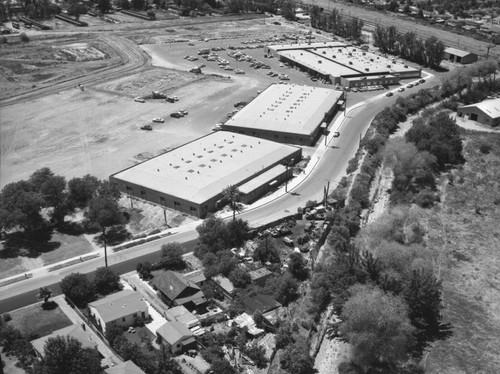 Office building located in Van Nuys, possibly looking northwest