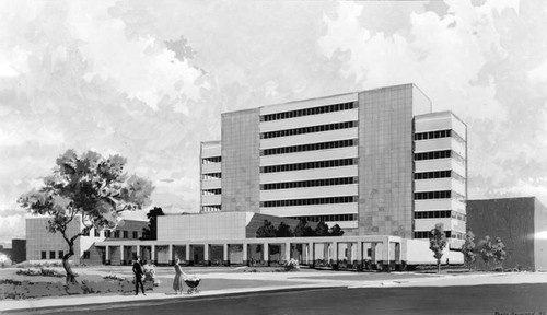 Proposed Health & Receiving Hospital building