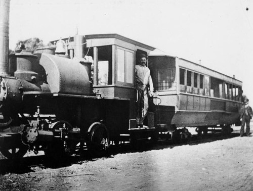 View of the Cahuenga Valley Railroad