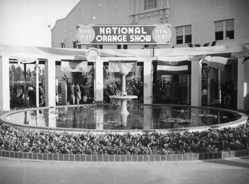 National Orange Show Exhibition Hall fountain, San Bernardino