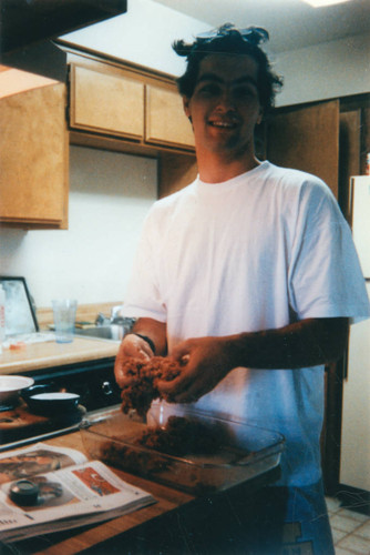 Cagatay prepares a Turkish meal