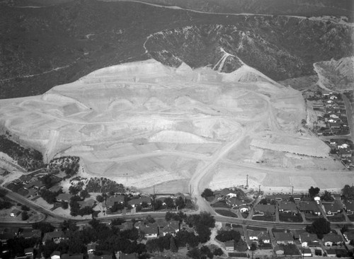 Enchanted Hills, La Can~ada Flintridge, looking northeast