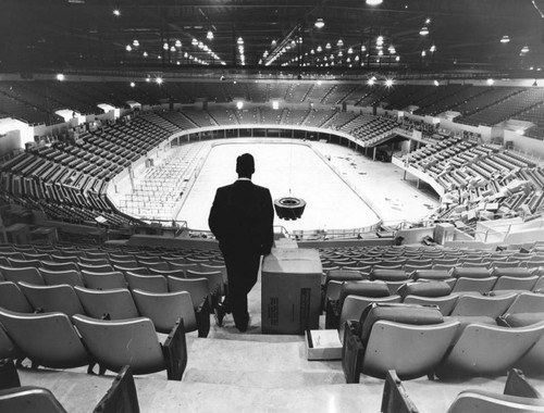 Finished interior of the Sports Arena