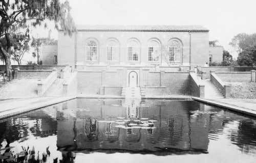 Felipe de Neve Branch Library, rear view